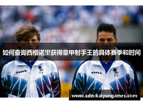 如何查询西格诺里获得意甲射手王的具体赛季和时间